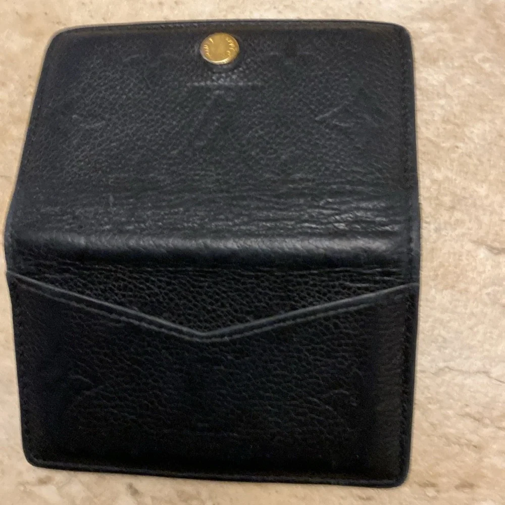 LOUIS VUITTON Black Monogram Empreinte Leather Multicartes Wallet with COA - Picture 5 of 10